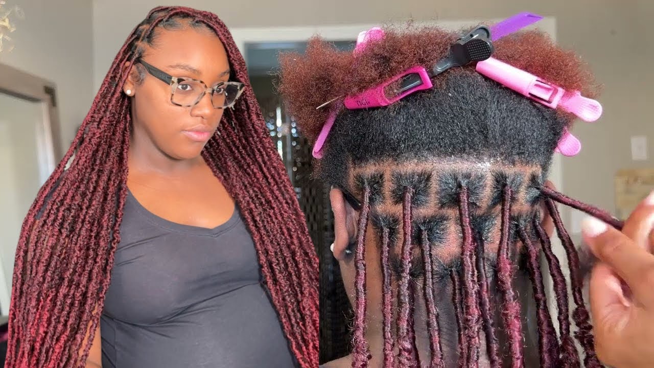 Урок по окрашиванию Infinity Locs | Outre Hair