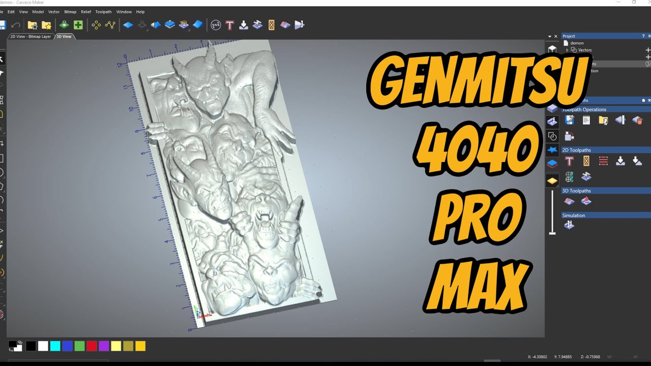 Демоны на ЧПУ 4040 Pro Max
