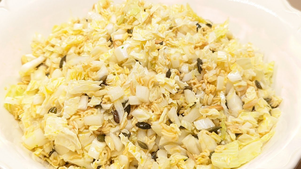 Yum-Yum Salat mit Chinakohl! Superlecker und einfach! Salat Rezept!