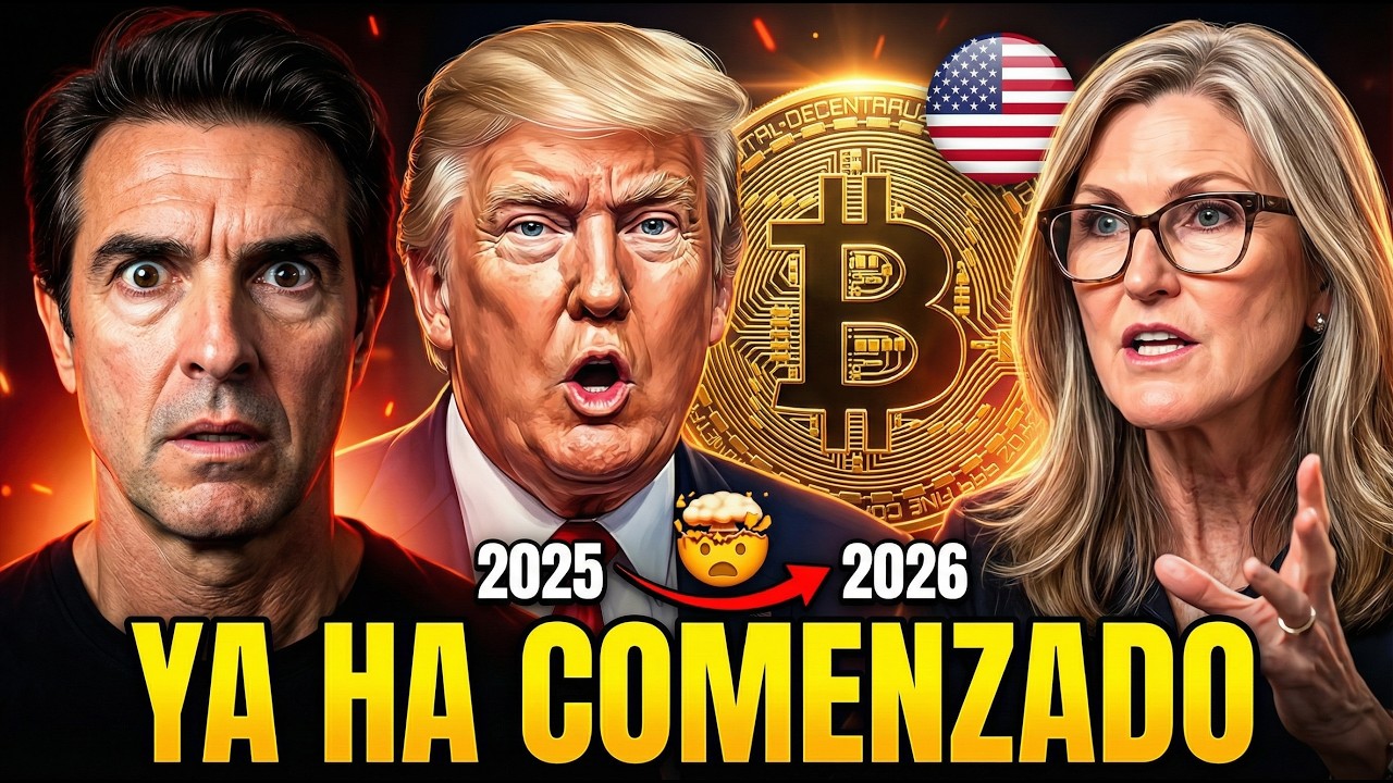 &ldquo;Trump har&aacute; EXPLOTAR las Cripto&rdquo;: Cathie Wood sobre Bitcoin para 2026 + &iexcl;NOTICI&Oacute;N XRP!