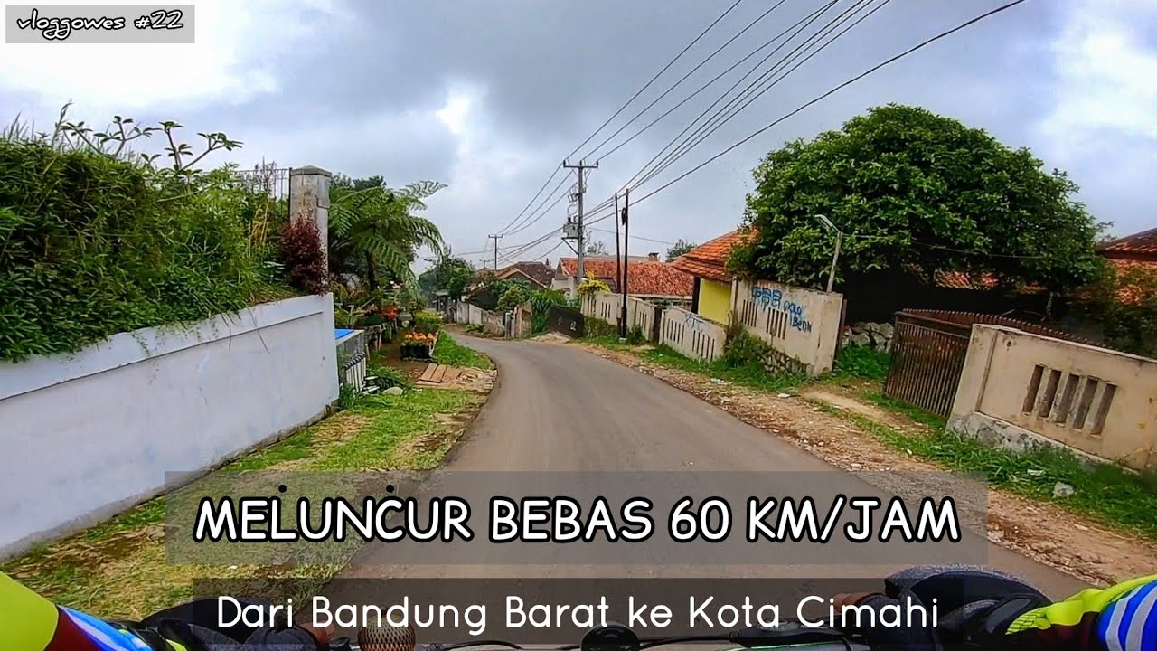 Gowes turunan tajam dari Bandung Barat ke Cimahi