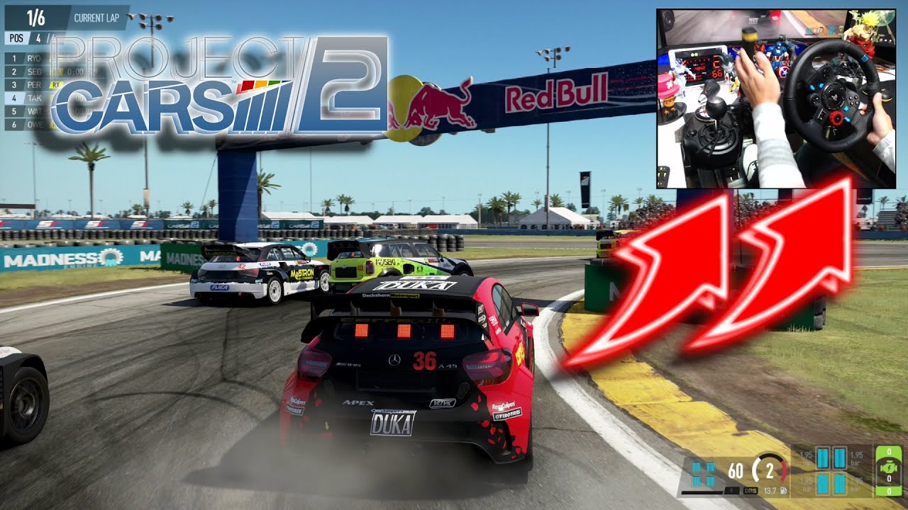 Mercedes A45 AMG Rallycross / Logitech G29 Project CARS 2