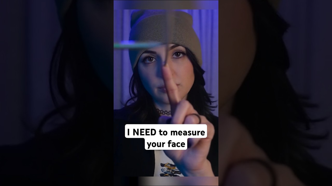 I NEED to measure your face #asmr #shorts
