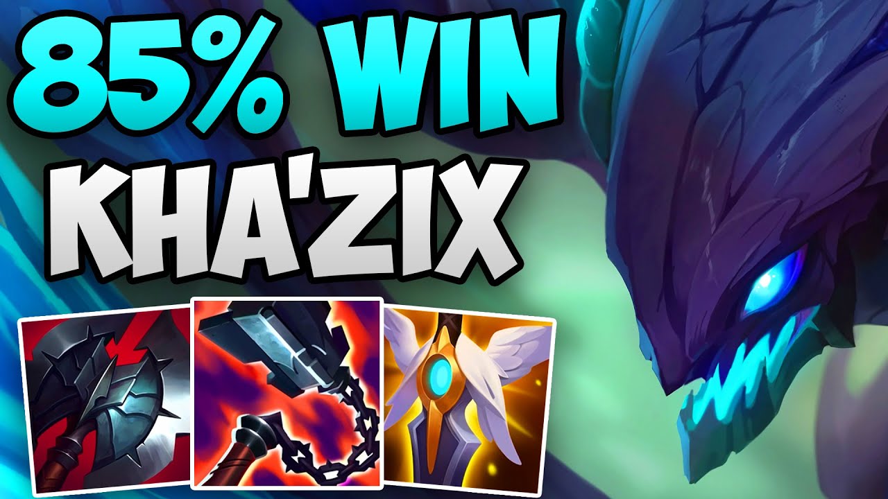 CHALLENGER 85% WIN RATE KHA'ZIX! | CHALLENGER KHA'ZIX JUNGLE GAMEPLAY | Patch 13.12 S13
