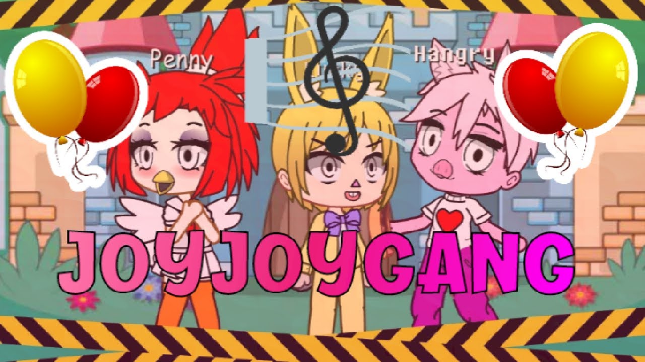 I made the Joy Joy Gang from Dark Deception in Gacha Club (Halloween special)