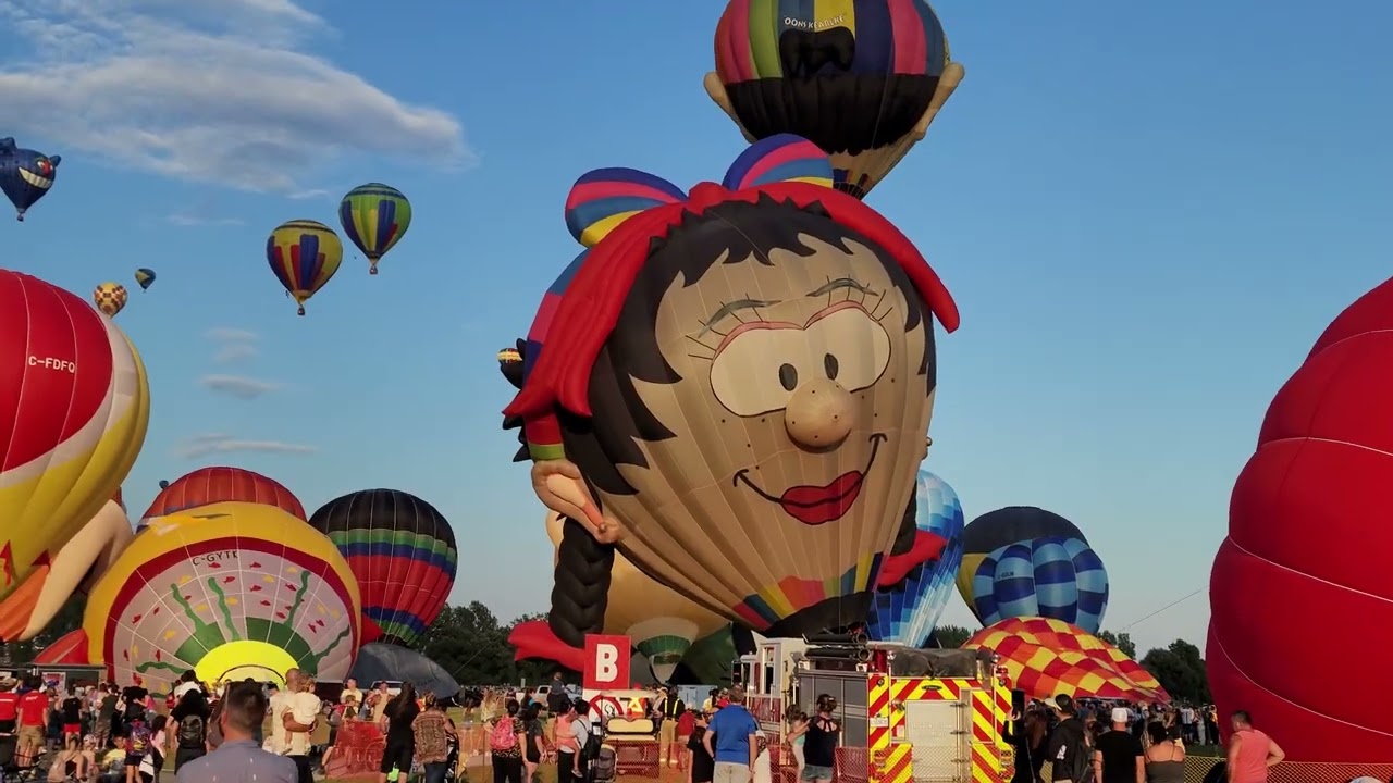 Montgolfières Saint-Jean-sur-Richelieu 2022-08-19 1080P-2K-4K-8K  30fps