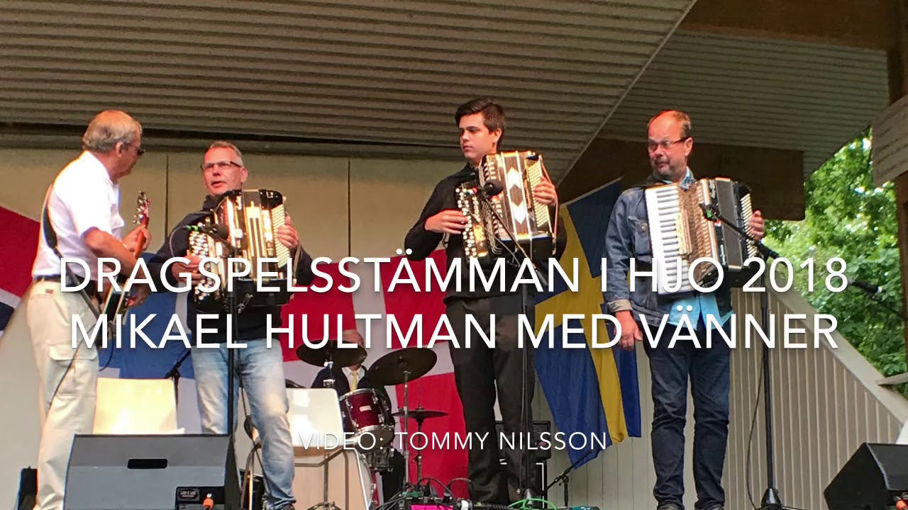 En fäbodfröjd, Värmlandstakter, Jularbominnen - Mikael Hultman med vänner - Hjo 2018 Dragspelsstämma
