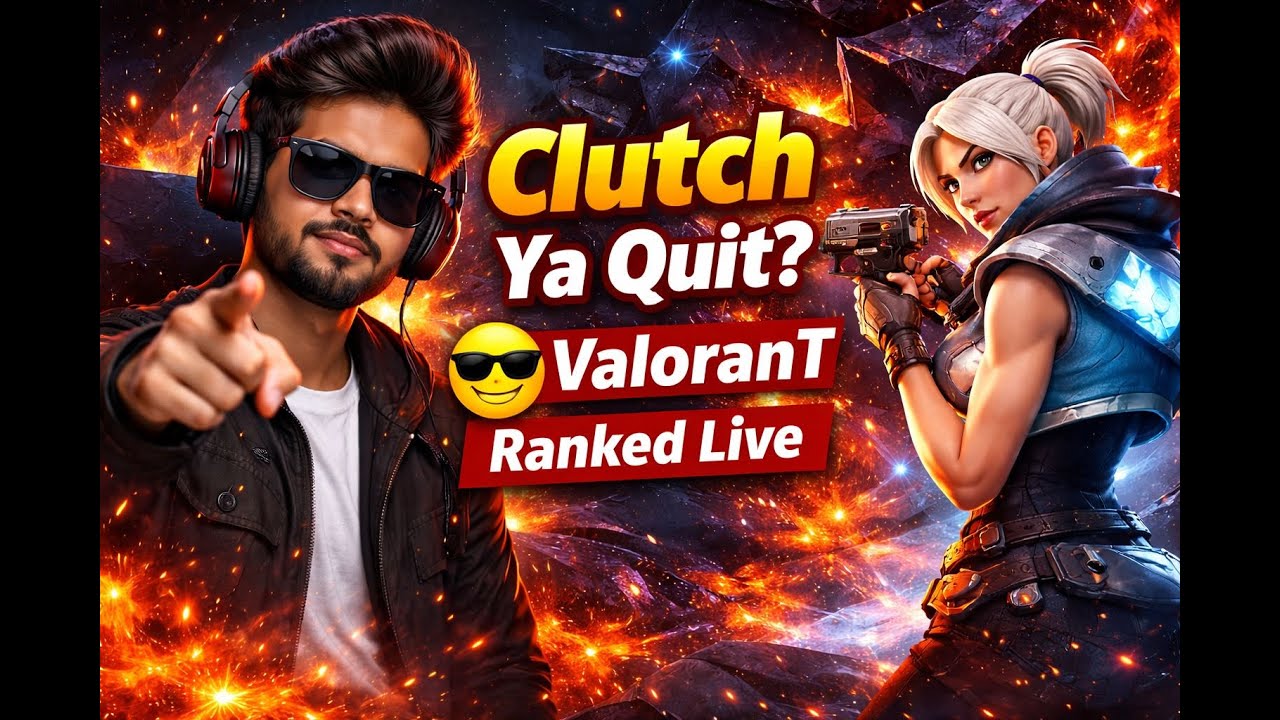 Clutch Ya Quit? 😎 | Valorant Ranked Live #valorant #valorantlive #zerugamer