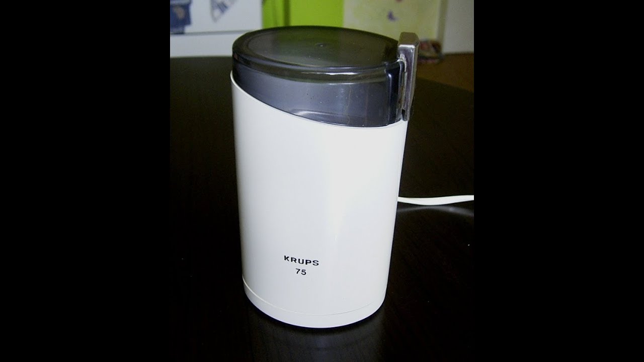 Funktionsprüfung  Kaffeemühle Espressomühle Krups 75  Typ 318 , coffee grinder