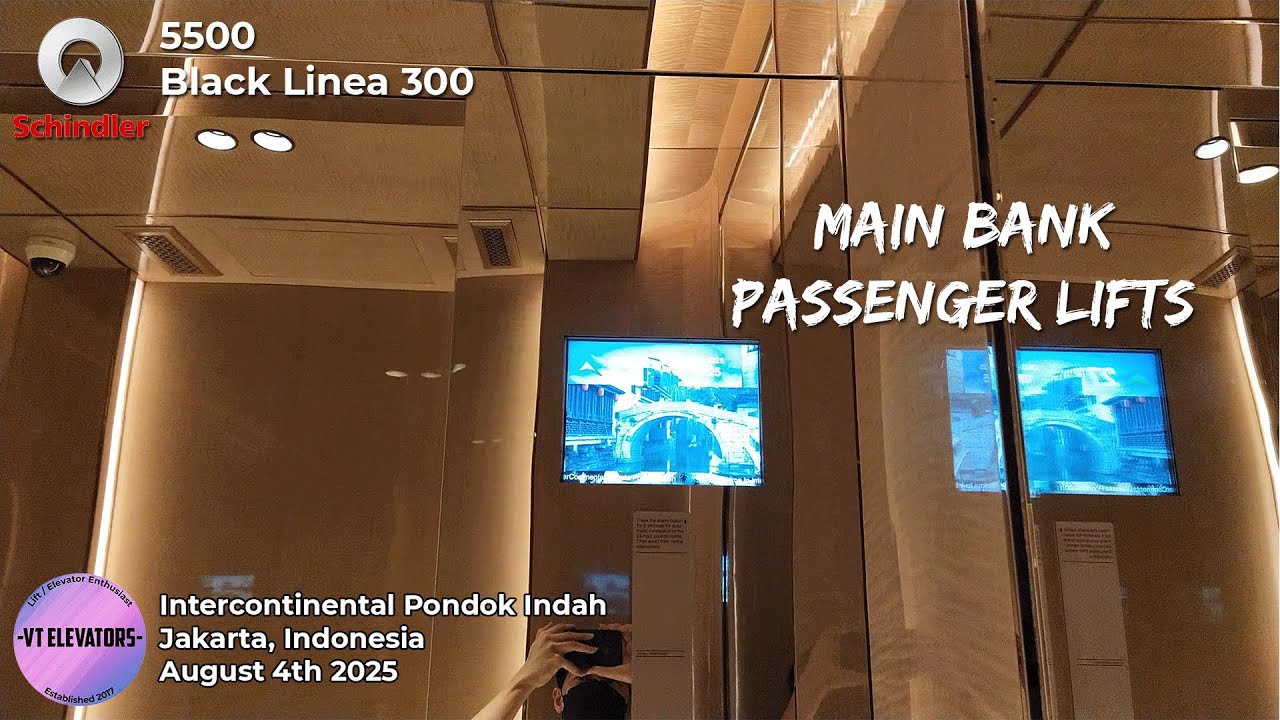 Nice Schindler 5500 Passenger Lifts - Intercontinental Pondok Indah, Jakarta (Main)