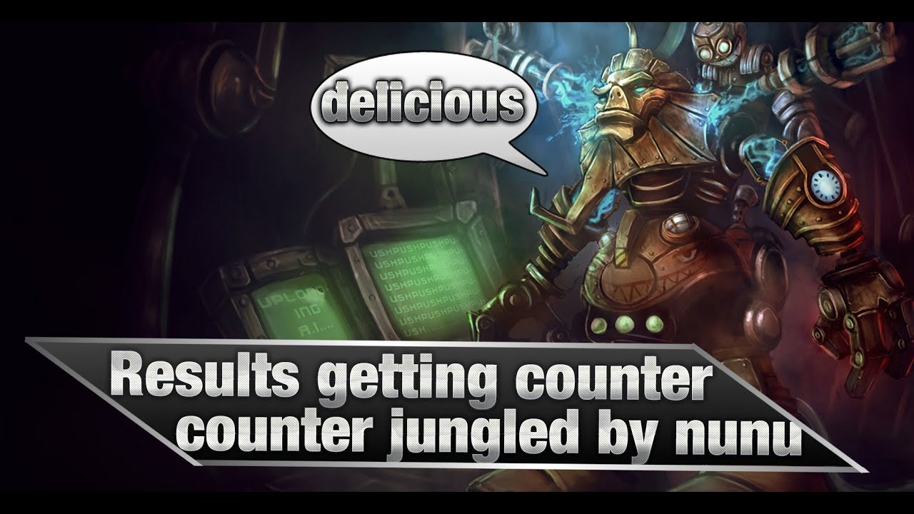Nunu Jungle - Taking every Camp from Amumu!!