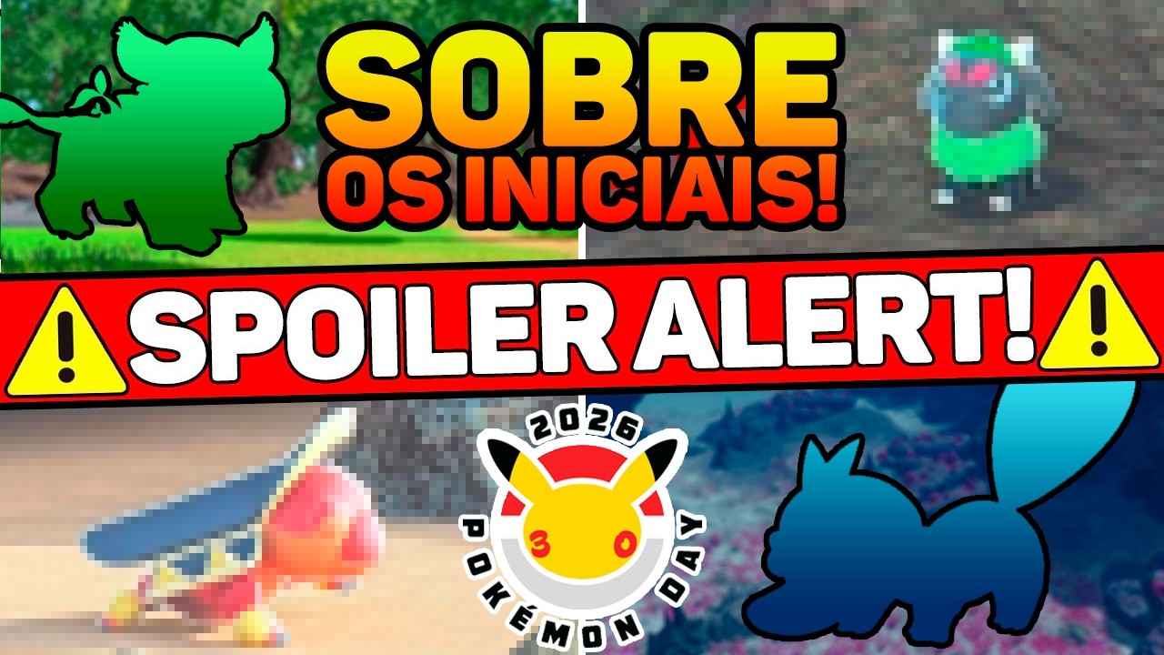 ESSES SÃO OS POKÉMON INICIAIS DA 10ª GERAÇÃO ??