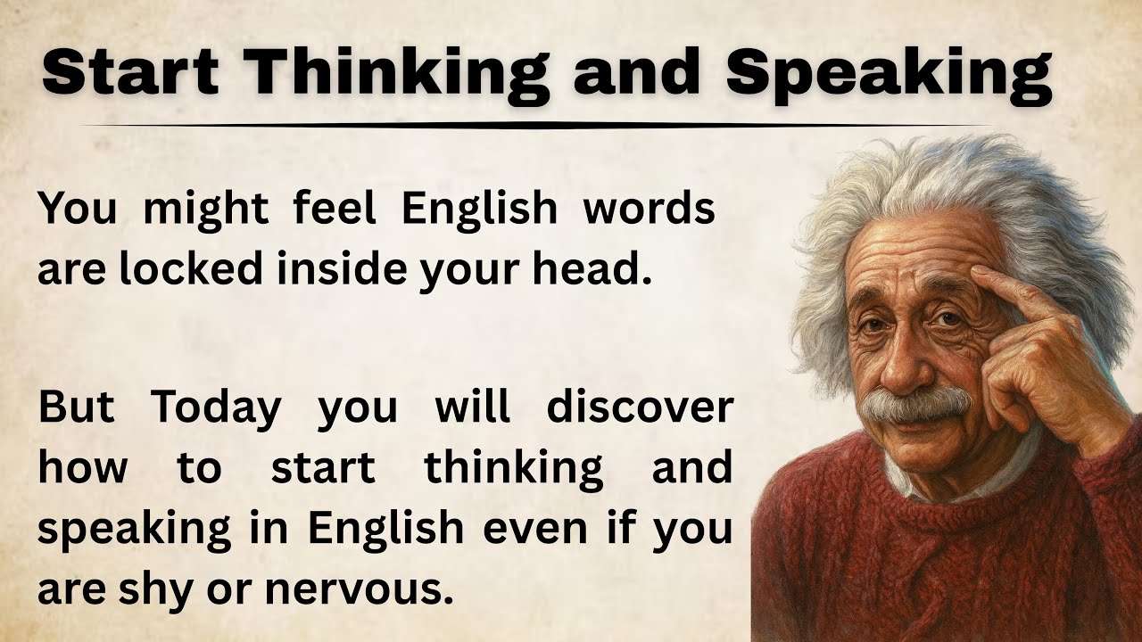 How to Start Thinking and Speaking in English Fast (Beginners Secret Inside)