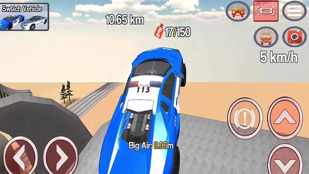 Police Car Stunt Driver - Impossible Jump Stunt - Android GamePlay 2018