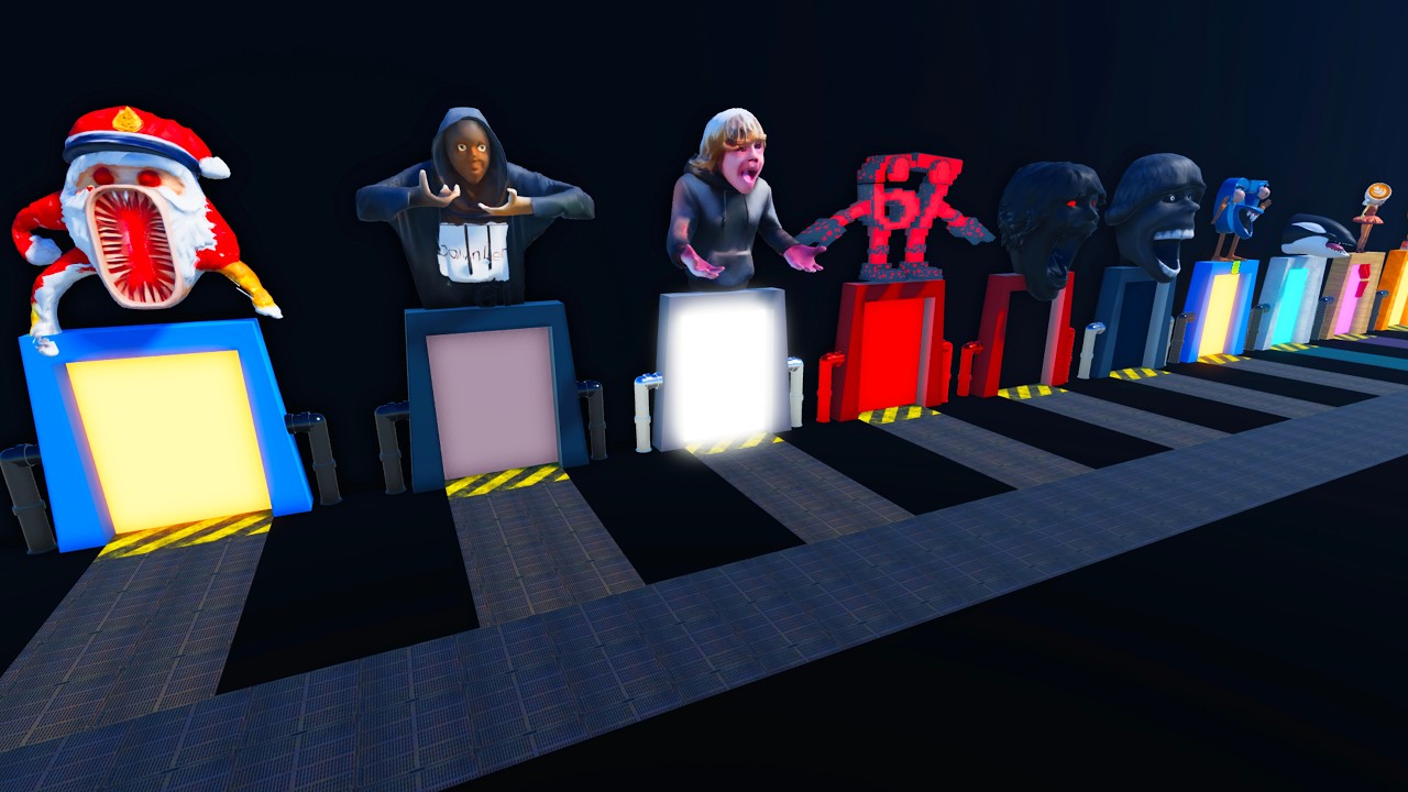 Roblox Enter Brainrot GUGU GAGA EXE, 61, 67 CURSED, SCP 67