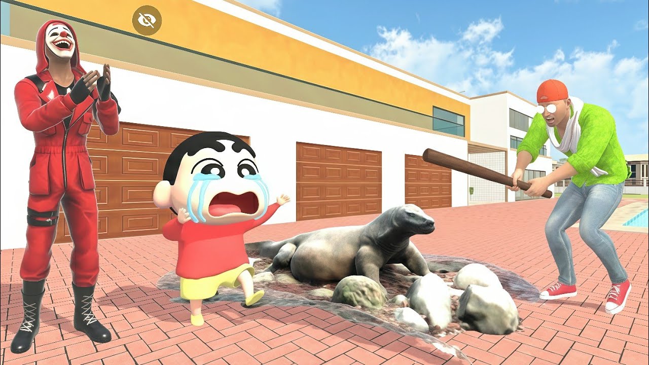 Franklin Ne Komodo Dragon Se Shinchan Ko Bachaya 😱 | Indian Theft Auto Simulator