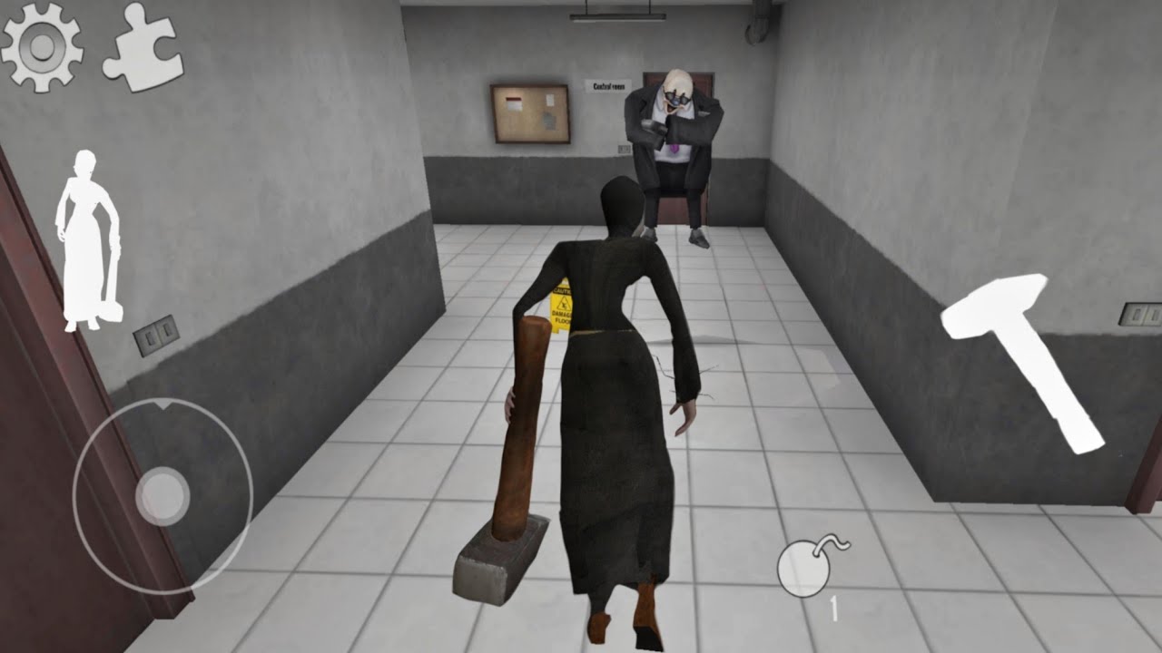 Escaping as Evilnun in ice Scream 4 | ice Scream 4 Mod Menu 