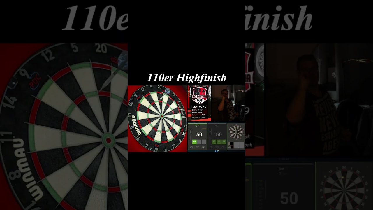 110er Highfinish #dart #darts #scolia #foryou #fy #check #highfinish