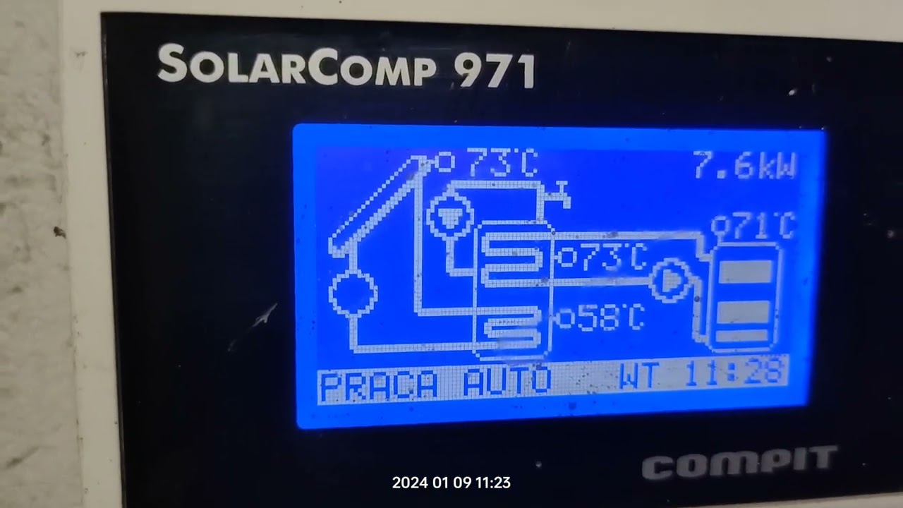 kolektor próżniowy HEAT PIPE - 20°C pełne słońce CWU 450 LITRÓW 61°C
