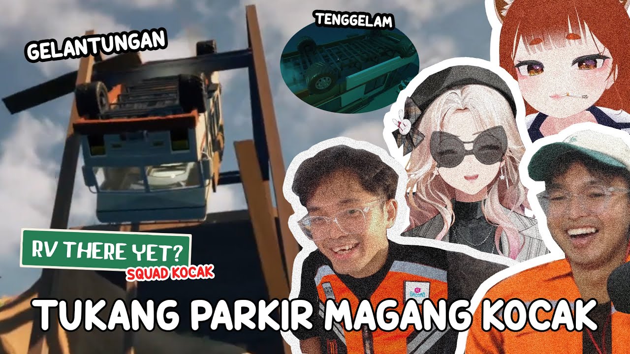 Momen kocak kelompok tukang parkir magang, nafas buatan bang Al dan RV gelantungan [ Squad Kocak ]