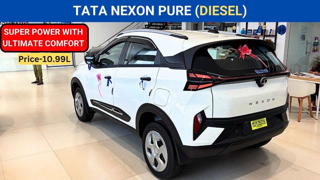 New Tata Nexon Pure Diesel ❤️ 2024 Review, On Road Price, Features | Tata Nexon | nitin ghule