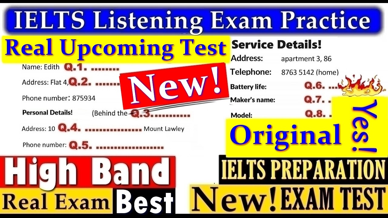 IELTS LISTENING PRACTICE TEST 2026 WITH ANSWERS | 16.07.2026
