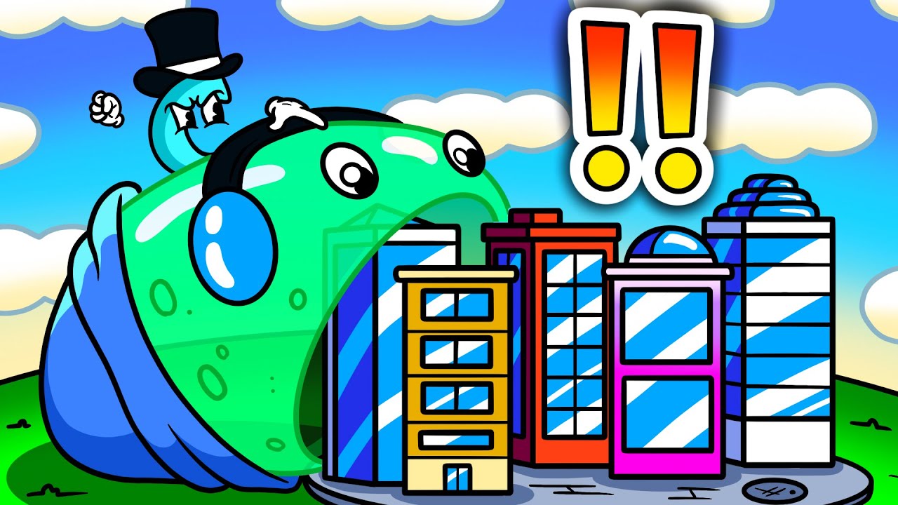 We Grow a Giant Slime Monster and Eat Every City on Earth!