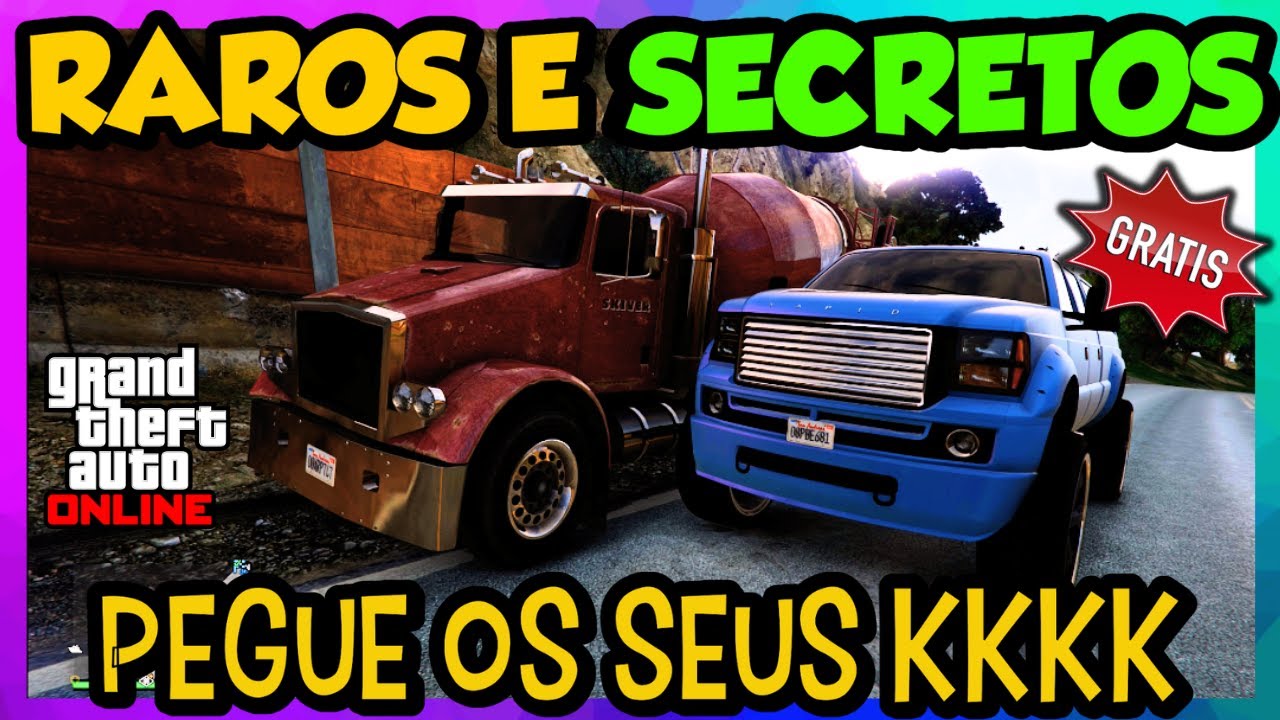 Carros raros e secretos no GTA Online que você pode pegar grátis!