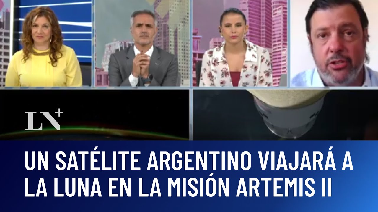 Un satélite argentino viajará a la luna en la misión Artemis II