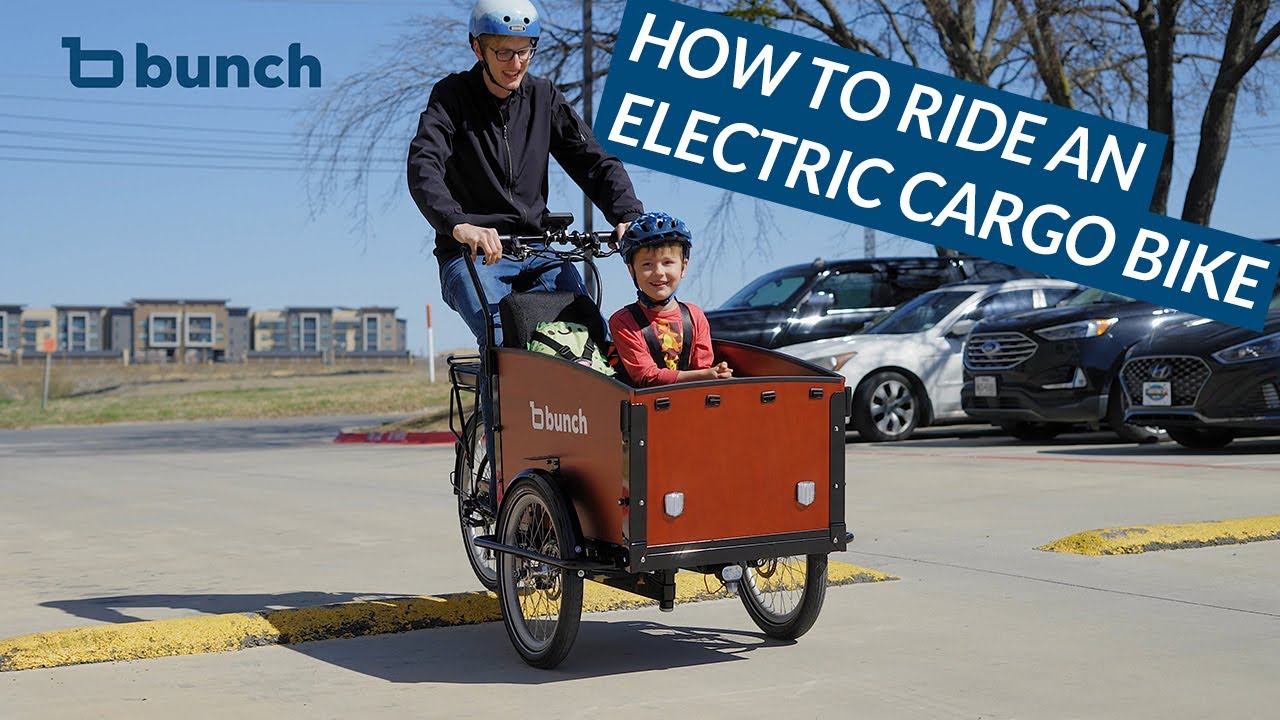 How to Ride a Three Wheel Electric Cargo Bike (Cargo Trike)