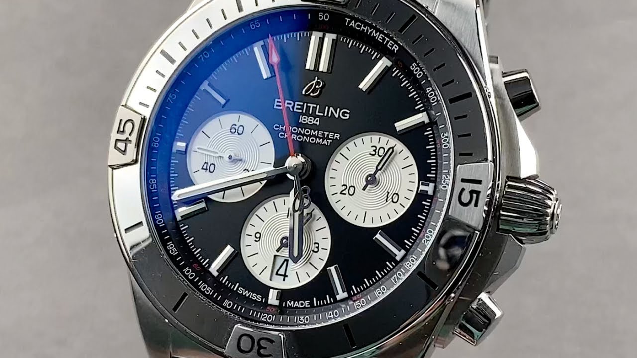 Breitling Chronomat B01 AB0134101B1A1 - 42mm Inverse Panda Dial Rouleux Bracelet Watch Review
