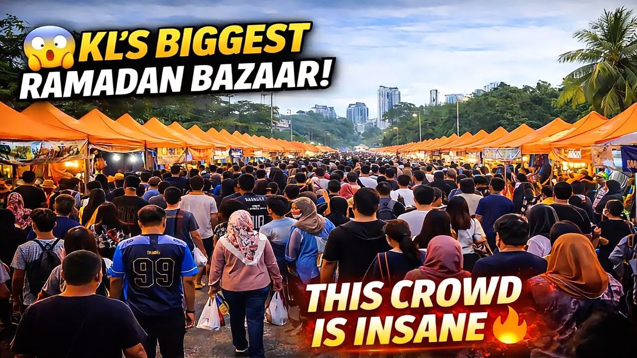 Kuala Lumpur The Largest And Longest Ramadan Bazaar | Wangsa Maju Carzy Walking Tour 2026😱❤️🔥🇲🇾