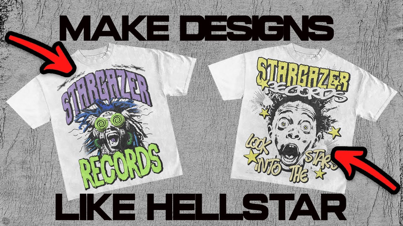 MAKE DESIGNS LIKE HELLSTAR | Photoshop Speedart