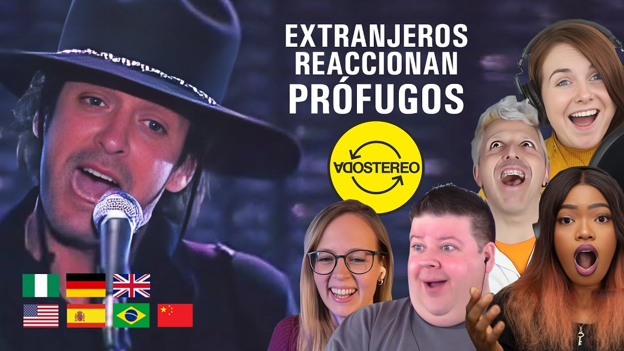 Extranjeros reaccionan a Prófugos | Soda Stereo