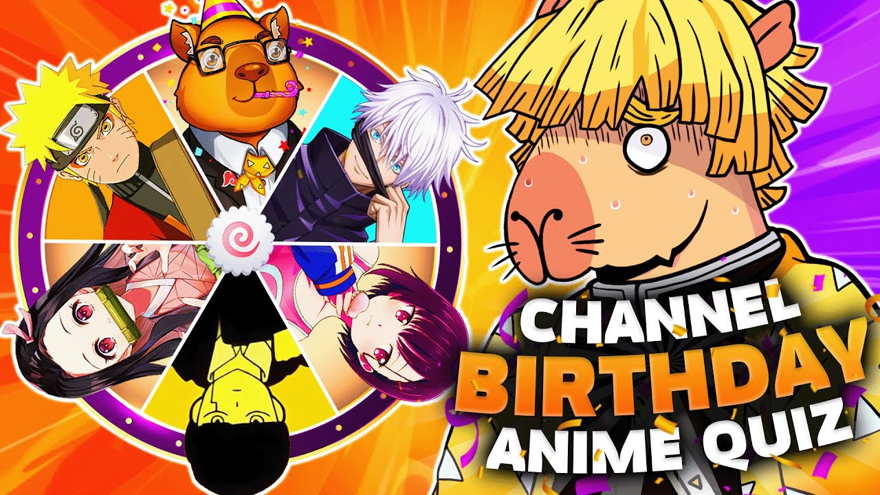 1 YEAR OF THE CHANNEL 🥳🎂 ANIME RANDOM QUIZ 🍥🎉 Ultimate challenge 🎁