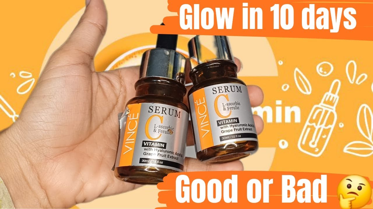 Best Serum For Brighting| Vince Vitamin C Serum Authantic Review