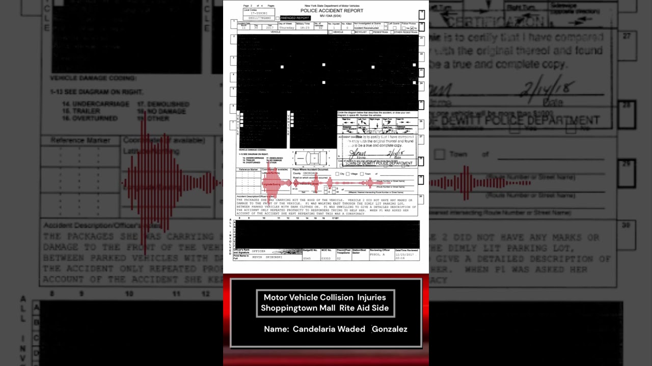 FRAUD EXPOSED:  Ryan McMahon, Mark McNamara Esq. Robert F. Julian Evid.: 911 Tape and CAD Report.
