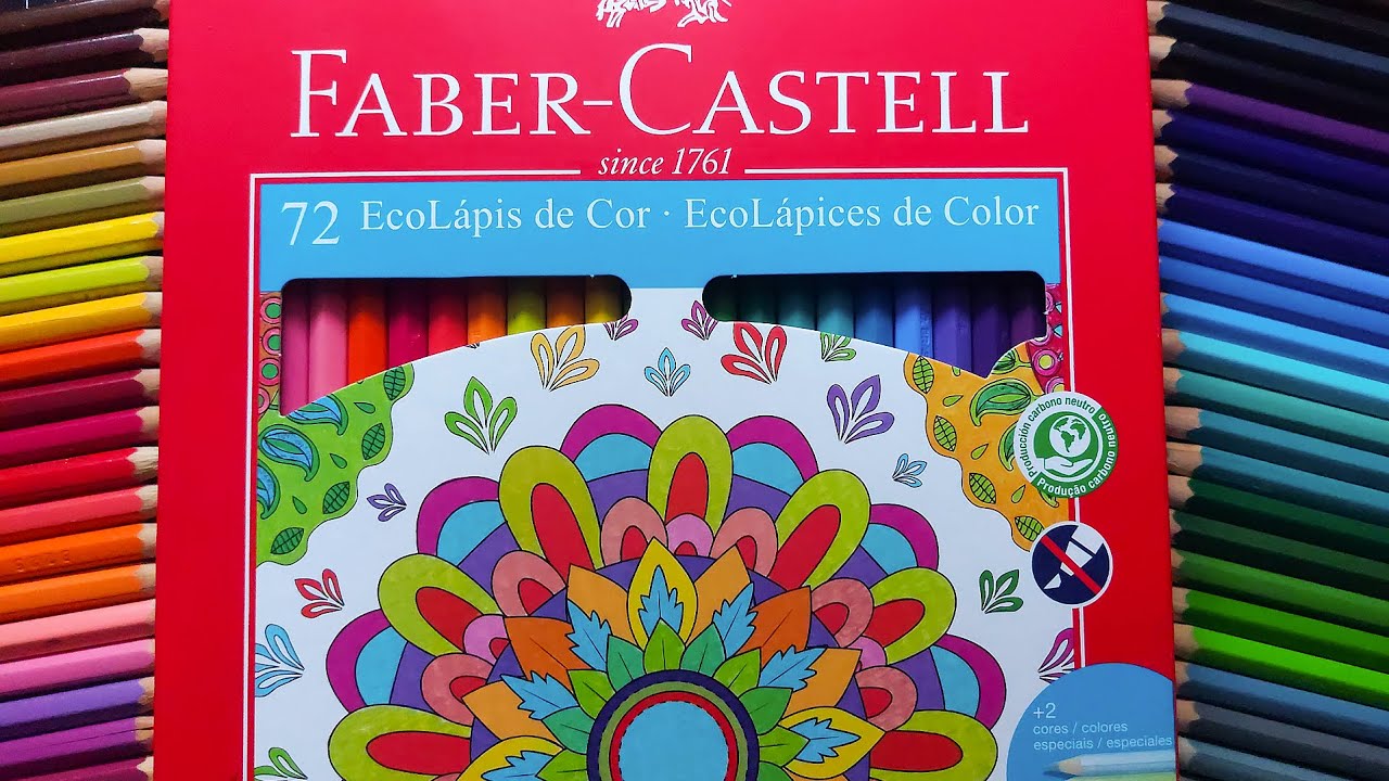 Lápis de cor Faber-Castell 72 cores