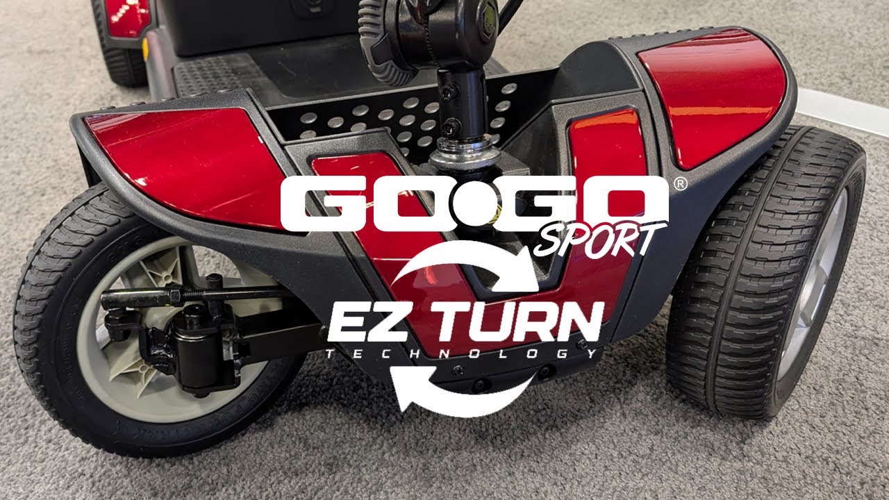 Major Update: Pride Mobility Go Go Sport with EZ Turn Technology! COMING SOON!