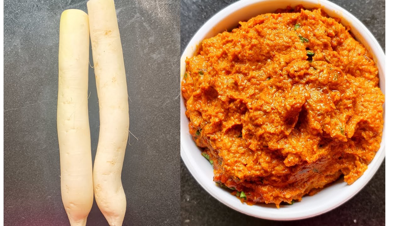 ముల్లంగి పచ్చడి రెసిపీ # mullangi pachadi recipe #cooking #viral video #food 