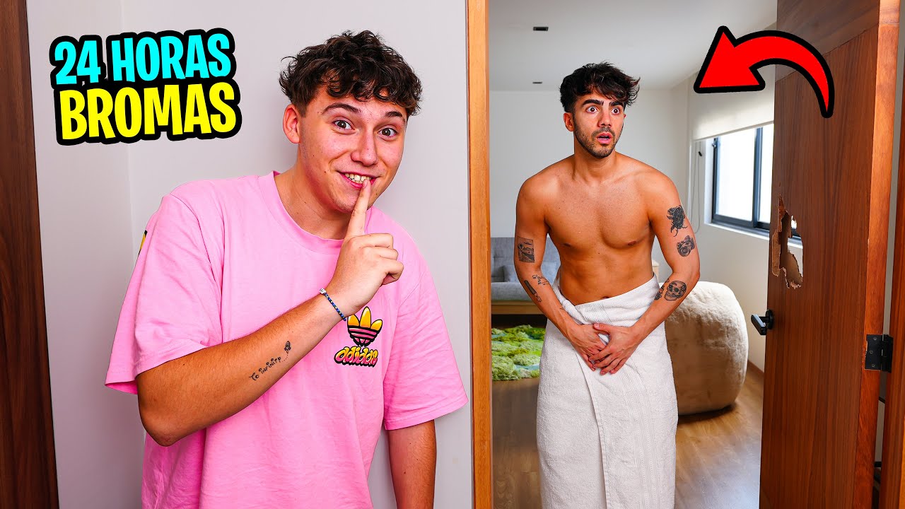24 HORAS DE BROMAS A MIS AMIGOS Y VECINOS!