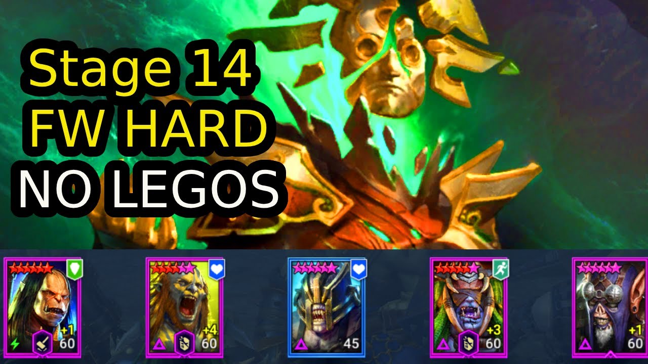 How to BEAT Ogryn Stage 14 Faction Wars HARD (NO LEGOS) - Raid Shadow Legends