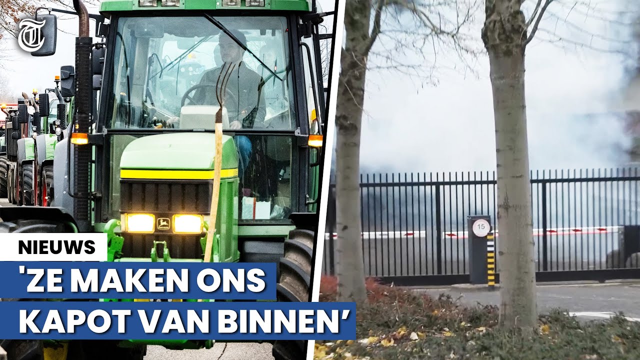 Explosies tijdens boerenprotest in Den Bosch: 'Hij was het!'