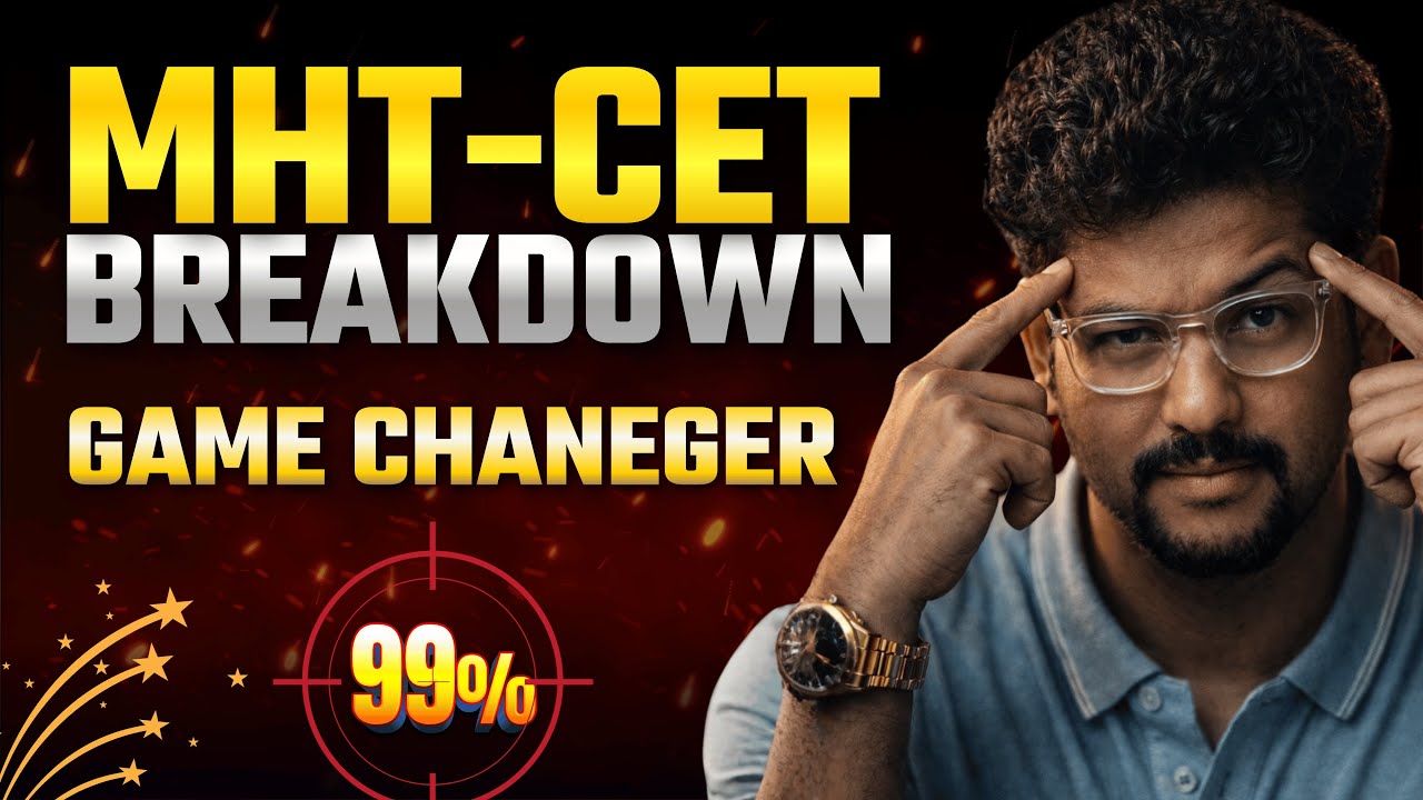 MHT CET 2026 Complete Strategy 🔥 | 99%ile Study Plan | Full Guide All about MHT-CET BY SARVAT SIR