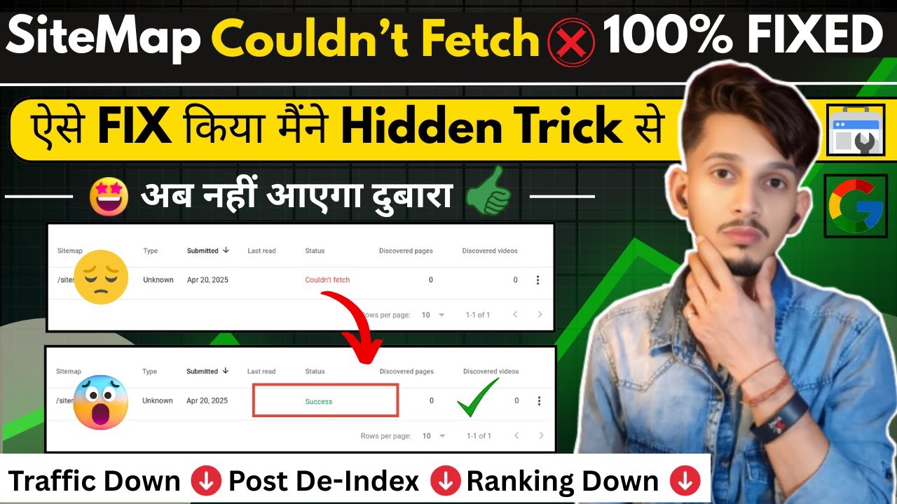 100% Fixed✅ Couldn't Fetch Sitemap Error | Search Console Couldn't Fetch Error Kaise Fix Kare