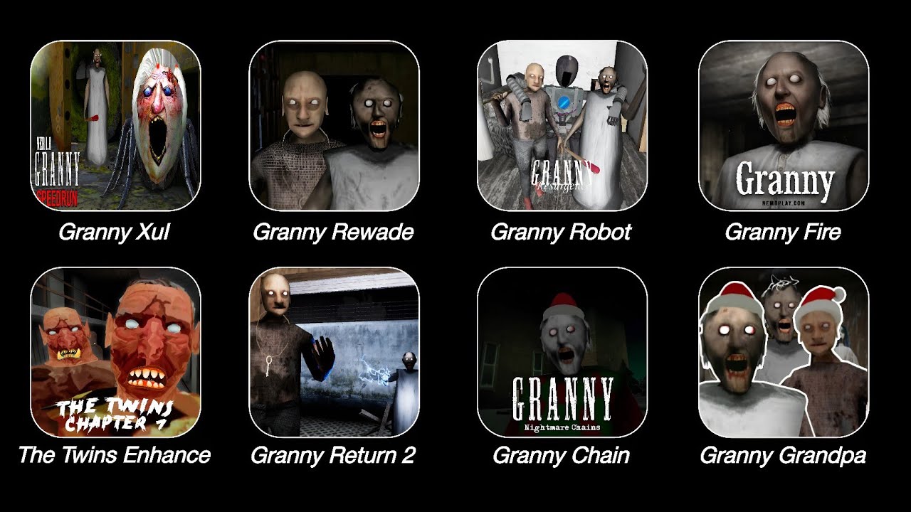 Granny Return 2 The Twins Enhance Granny Robot Granny The Twins Granny All New Jumpscare 