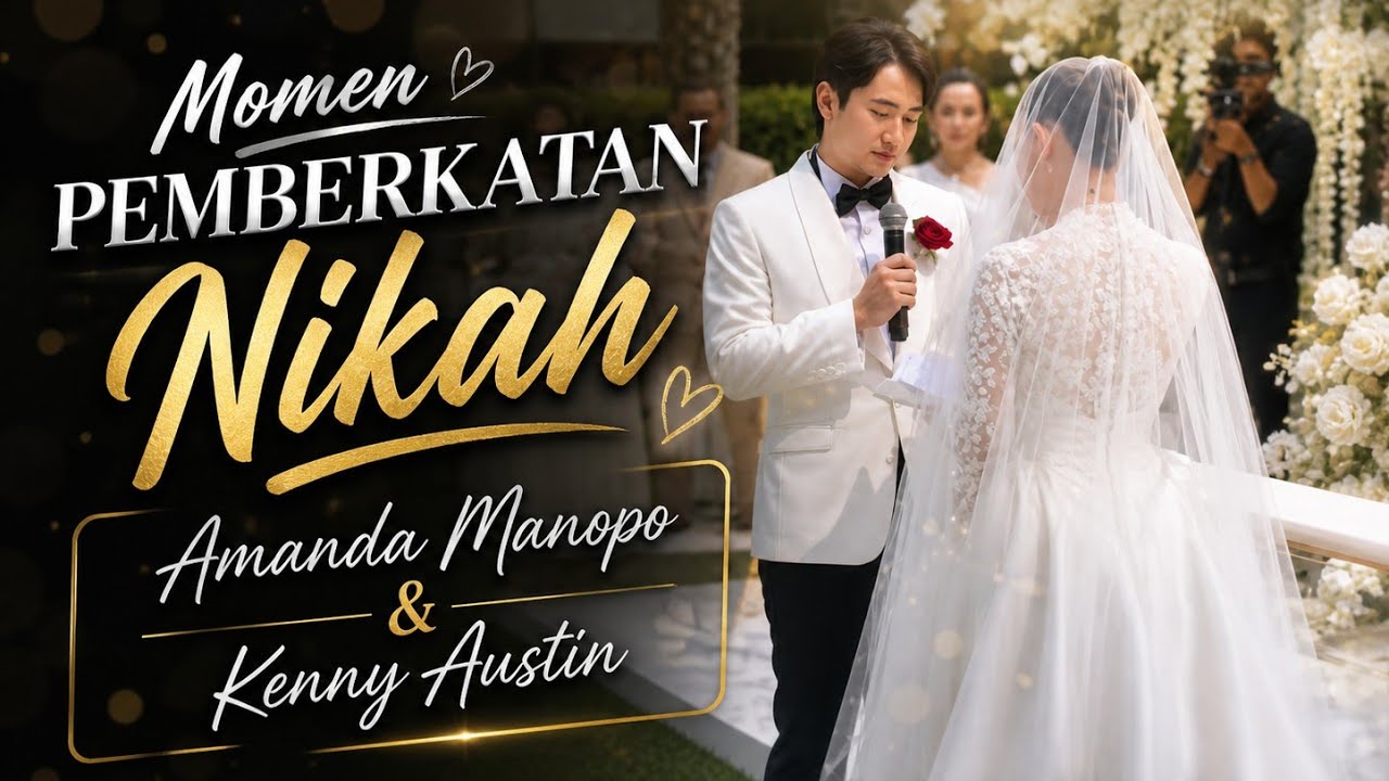 Momen Pemberkatan Nikah Amanda Manopo & Kenny Austin