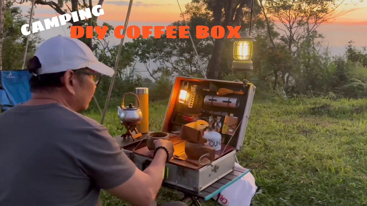 DIY Coffee Box Hacks  | Car Camping,Outdoor Coffee Box | ASMR |