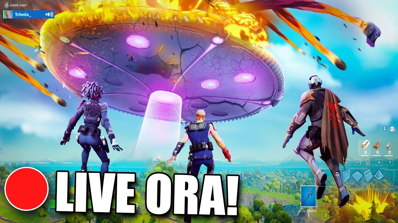 Fortnite EVENTO SEASON 8 LIVE ORA!! 😱 Evento Cieli di Fuoco Fortnite Live