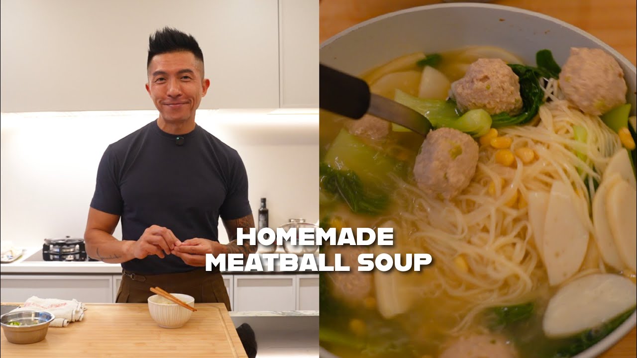 HOMEMADE MEATBALL SOUP